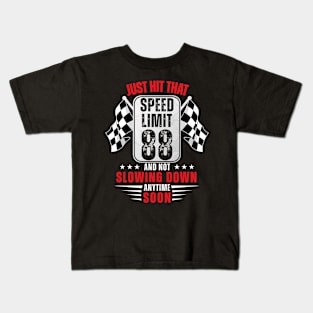 88th Birthday Speed Limit Sign 88 Years Old Racing Kids T-Shirt